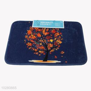 Best Sale Colorful Tree Printed Bedroom Carpet Floor Mat