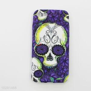 Punk CrossBones Flower Printed PC Mobile Phone Shell for iphone