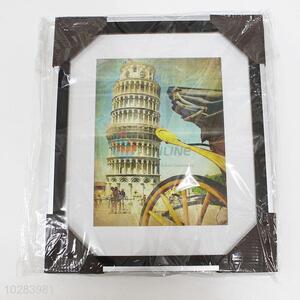 Wholesale Leaning Tower of Pisa Pattern Painting Crafts for Wall Decoration