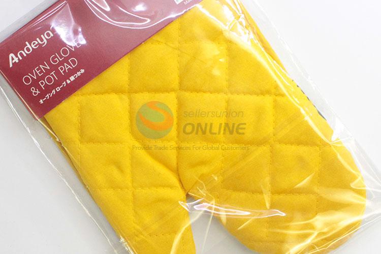 2 Pcs/Set Sunflowers Pattern Cooking Microwave Oven Mitt Insulated Non-slip Glove