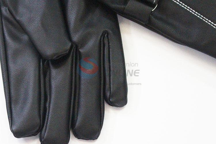 Promotional best fashionable black men glove