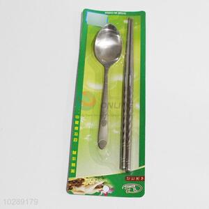 Wholesale Alloy Spoon and Chopsticks for Home Use