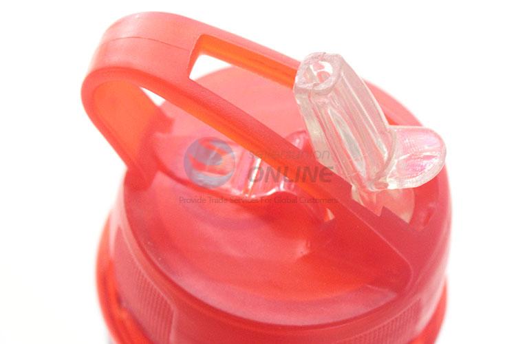 Portable Sport Water Bottle Plastic Drink Bottle With Straw