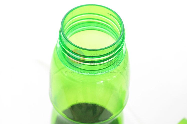 Fashion Style Green Plastic Water Bottle Sports Bottle