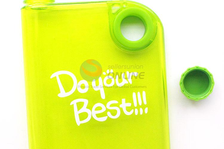 New Design Plastic Transparent Water Bottle Travel Bottle