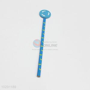 Low Price Hot Selliing Blue Traffic Signal Pattern Wooden Pencil