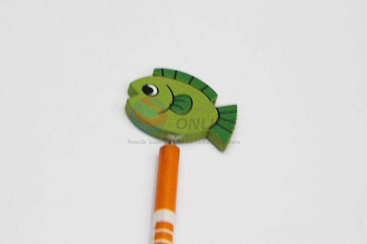 Creative Silm Fish Shape Wooden Craft Pencil,22Cm