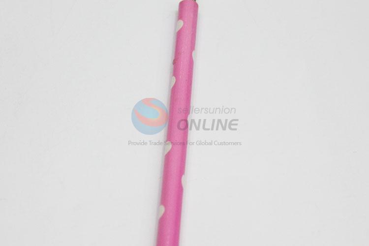 Wholesale Price Pencil Silm Round Smile Face Shape Wooden Pencil