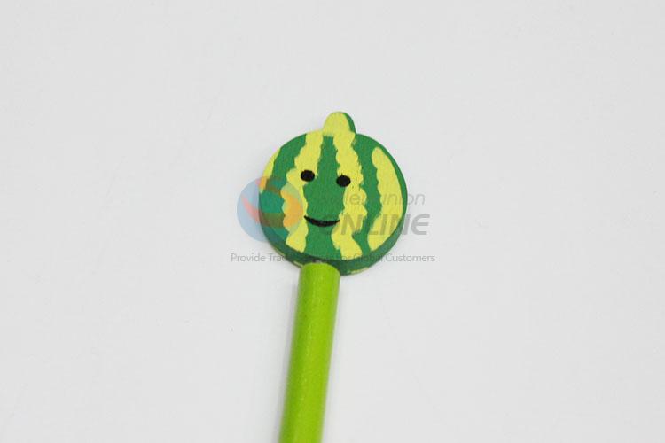 Wholesale Price New Design Silm Watermelon Shape Wooden Pencil