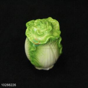 Bottom price good quality cabbage shaped ceramic salt and pepper