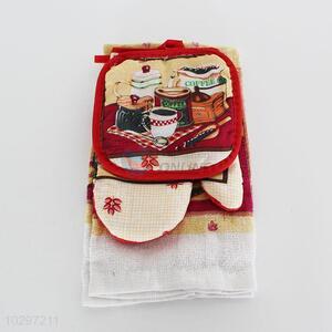 Wholesale polyester microwave oven mitts sets