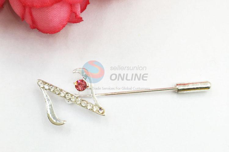 Decorative Rhinestone Brooch Pin with Low Price