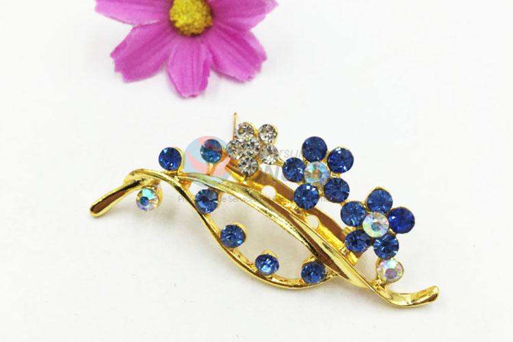 Cheap Price Beautiful Women Rhinestone Brooch/Breastpin