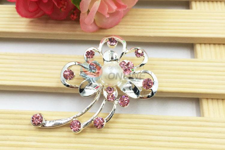 Promotional Gift Rhinestone Brooch for Wedding Invitations