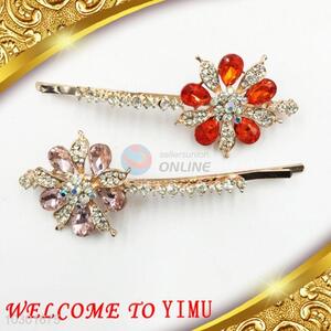 High Quality Hair Accessories Rhinestone Hair Clips Hairpin