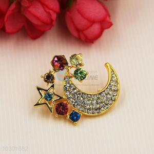 Beautiful Women Rhinestone Brooch/Breastpin for Promotion