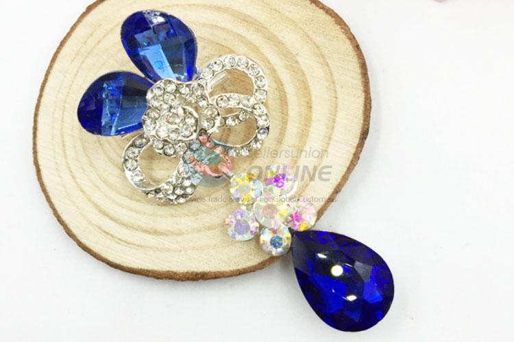 Promotional Gift Luxury Rhinestone Brooch for Ladies