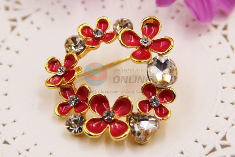 Factory Direct Crystal Rhinestone Breastpin Brooch Pin