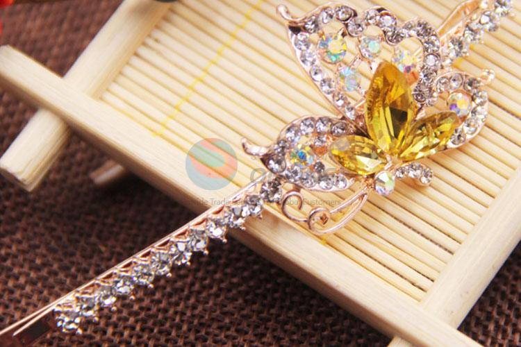 China Factory Hairpins for Ladies, Rhinestone Hair Barrettes