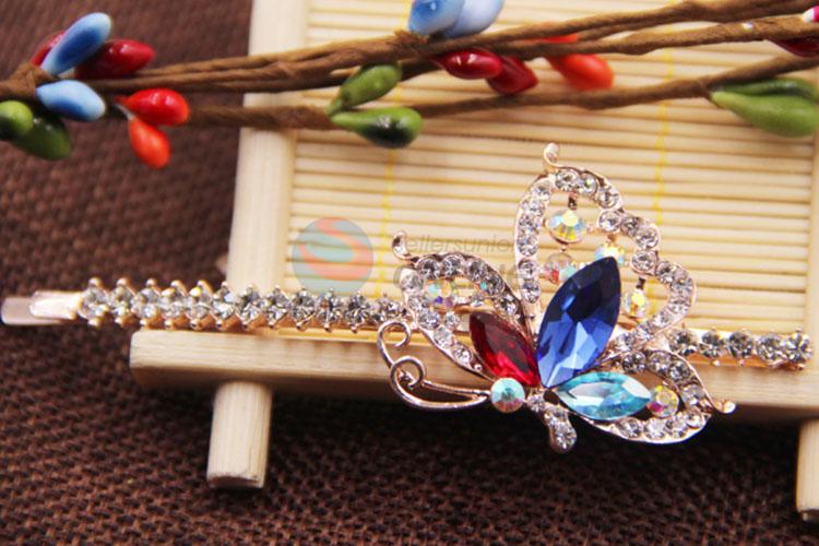 China Factory Hairpins for Ladies, Rhinestone Hair Barrettes