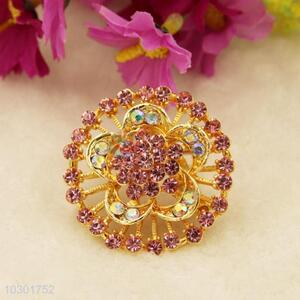 High Quality Elegant Decorated Crystal Rhinestone Brooch