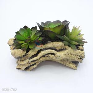 Newest design low price faux succulent plant pot