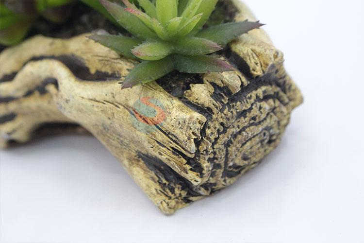 Newest design low price faux succulent plant pot