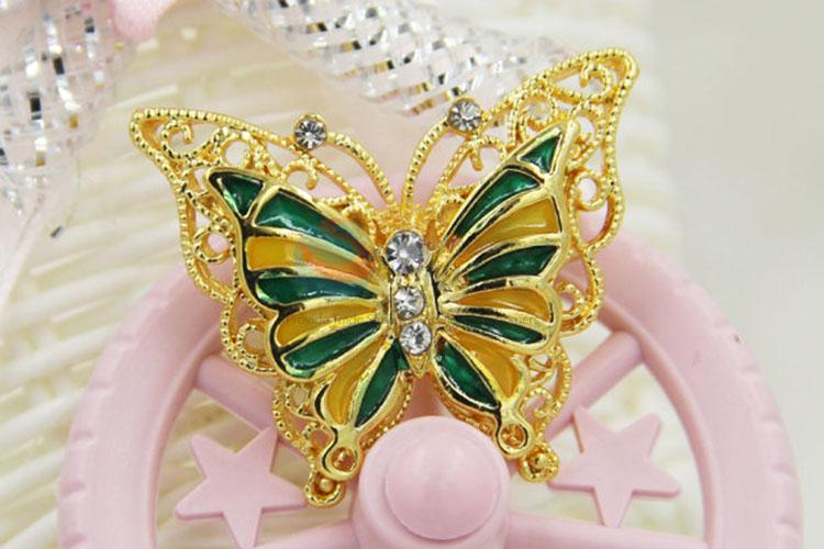 Pretty Cute Brooch Jewelry, Rhinestone Breastpin in Butterfly Shape