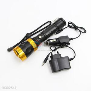 Chinese Factory Aluminum Alloy Rechargeable Flashlight