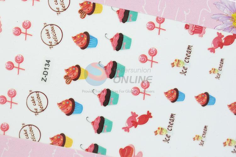 Fashion cheap 3pcs nail stickers