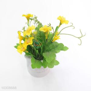 Exquisite mini teapot shaped flowerpot for artificial flower