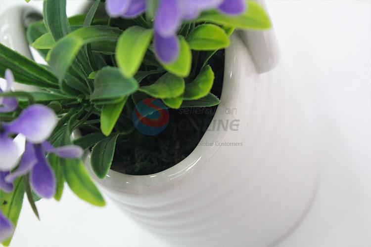 China factory supply handbag modelling flowerpot artificial flower miniascape