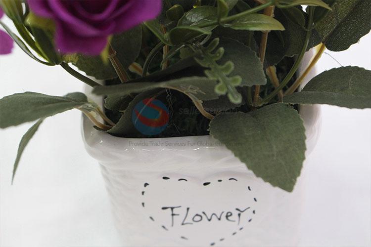 Cool factory price artificial flower miniascape for decoration