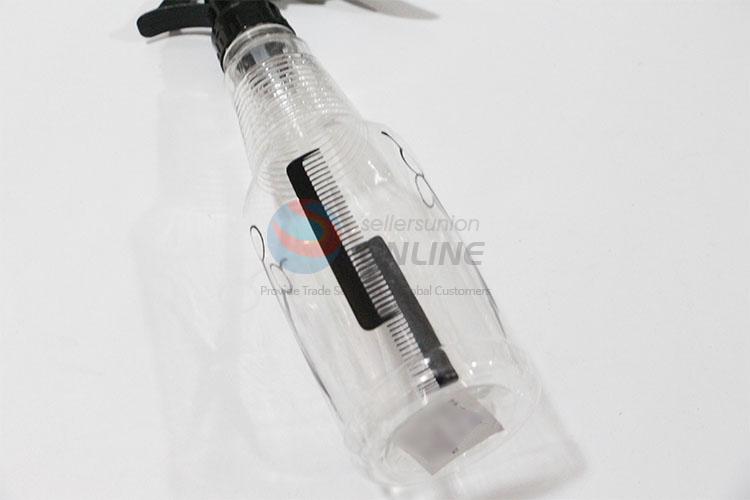 Modern Design transparent spray bottle/watering can with scissors pattern