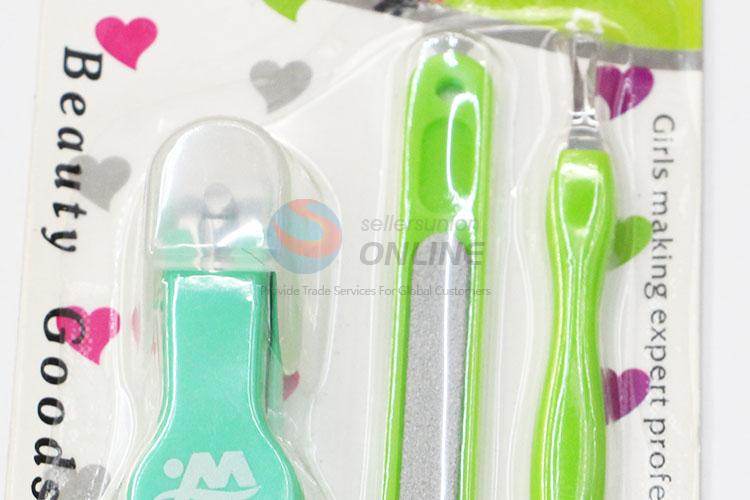 Beauty Set Cuticle Pusher/ Nail Clipper/ Nail File for Sale