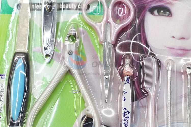 Personal Beauty Care Tools Eyebrow Scissors/ Cuticle Nipper/ Nail File/ Eyebrow Tweezers/ Comb/ Earpick for Sale