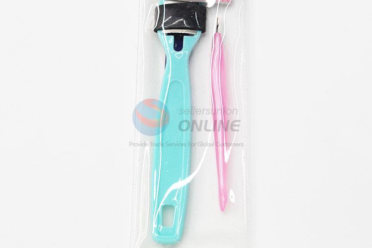 Fashion Style Cosmetic Manicure Set Cuticle Pusher/ Callus Remover/ Nail File