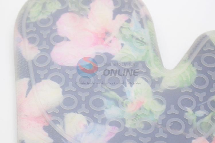 Wholesale low price best fashion flower cleaning glove