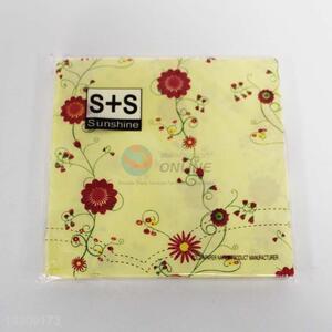 New arrival flower pattern paper napkin