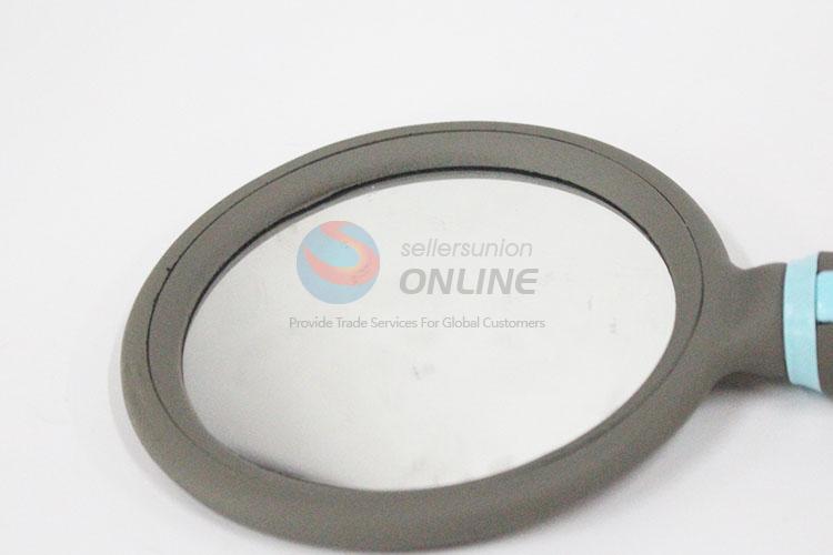 Wholesale Round Shaped Blue Handle Protable Mirror