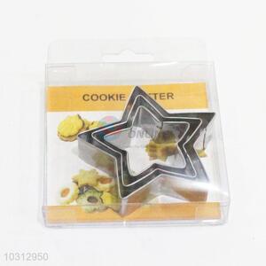 Wholesale low price best fashion 3pcs star shape biscuit moulds