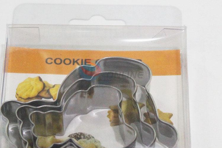 Wholesale best sales bear shape 3pcs biscuit moulds