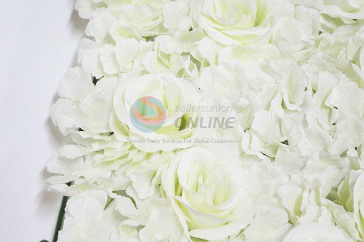 White Color Roses Flower Appliques Sewing Handmade for Home Wedding Party