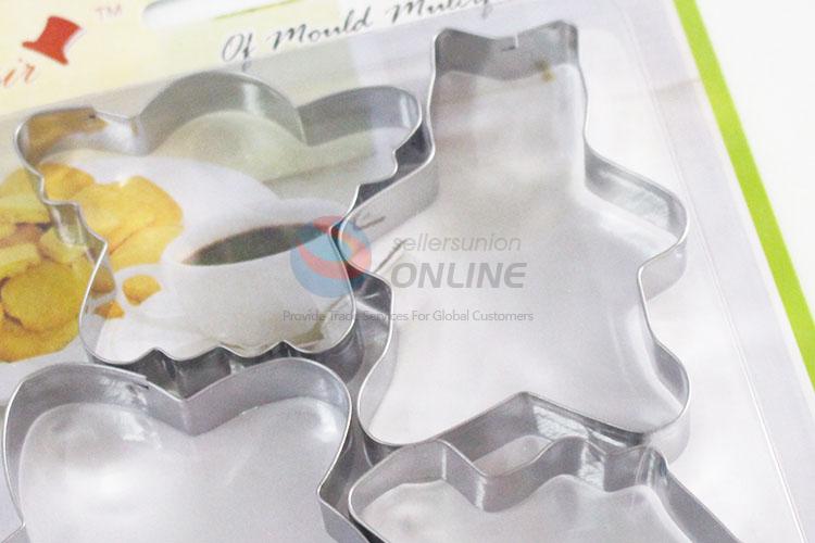 New product top quality cool 6pcs biscuit moulds