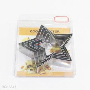 New product low price good star shape 5pcs biscuit moulds