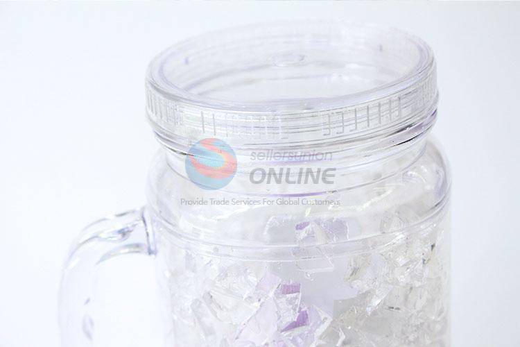 Factory direct frosty freezer mug ice beer YH-BB gel cup with straw 