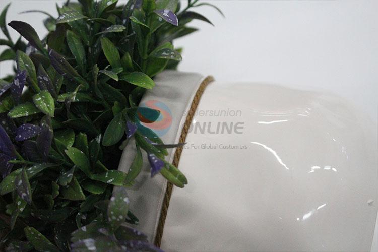 Promotional best fashionable white dot bonsai