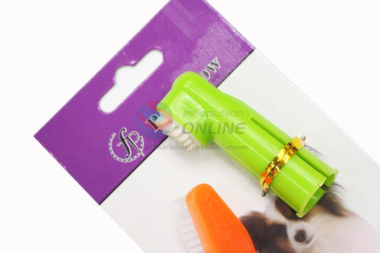 Factory supply delicate pet toothbrush