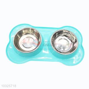 Factory promotional price pet bone shaped bowls