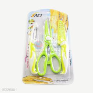 Newly low price kitchen scissor/fruit knife/peeler cook set